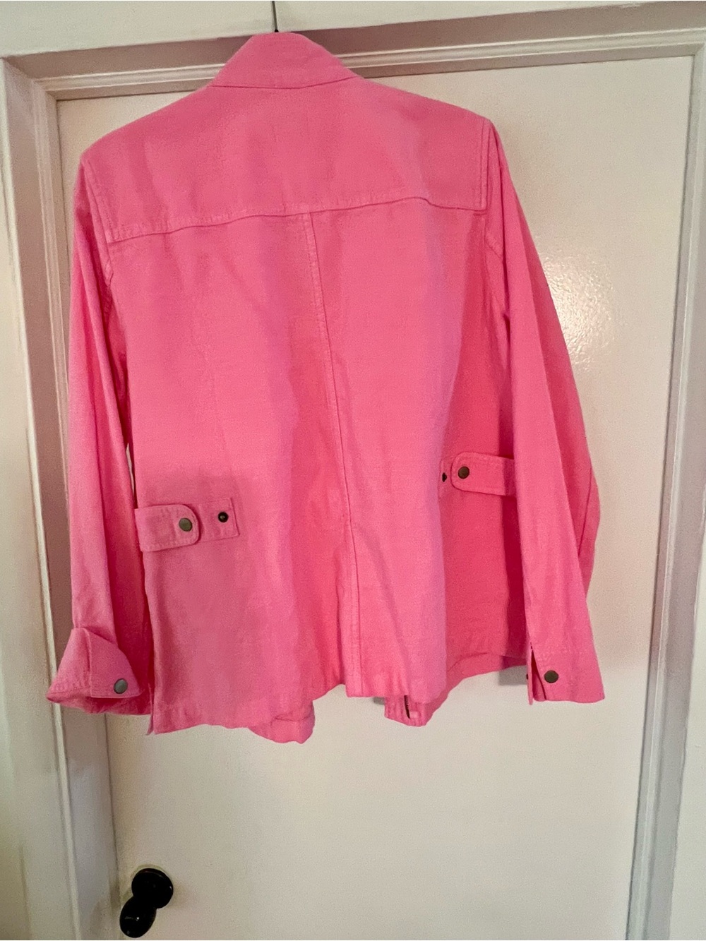 J.Crew Pink Utility Jacket - Picture 3 of 3